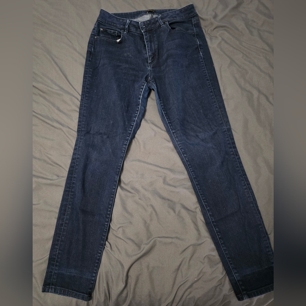 Ann Taylor Dark Blue Women's Skinny Jeans